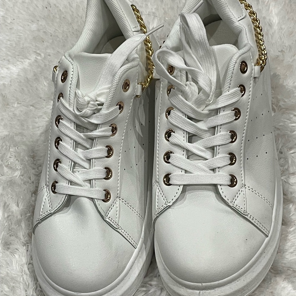 New white sneakers